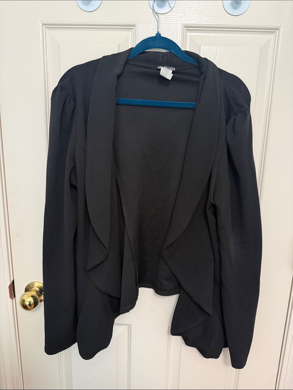 HEIMISH USA Black Open-Front Cardigan